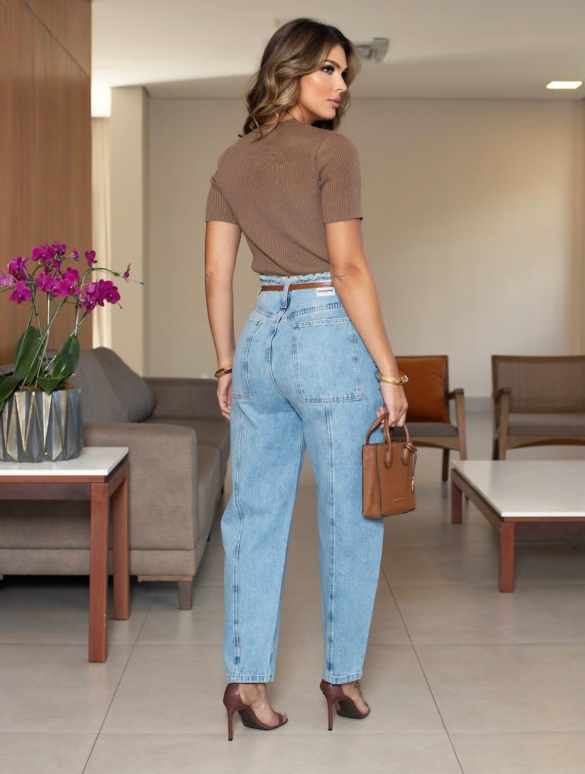 Blusa Yani Tricot Canelado Cropped - Imagem 4