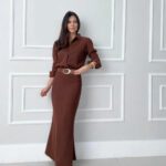 Conjunto Alana - Marrom